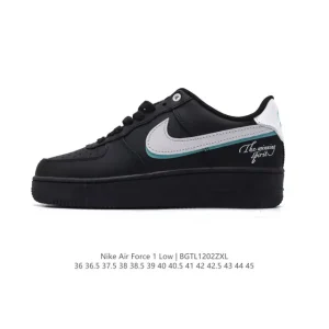 Nike Air Force 1 '07 Low DD8959 White Leather Sneakers with Air Cushion