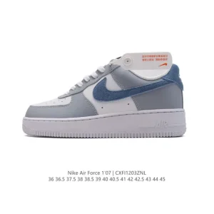 Nike Air Force 1 '07 Low White Honeycomb Air Cushion Sneakers
