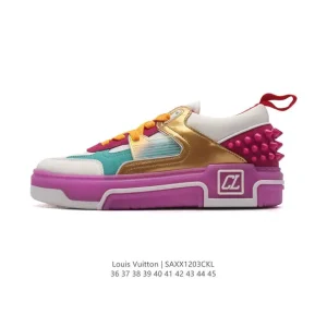 Louis Vuitton Trainer Sneaker Low Luxury Leather Fashion Shoes with Thick Sole