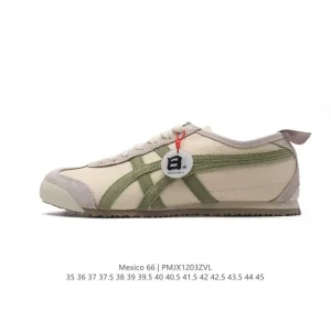 ASICS Onitsuka Tiger Mexico 66 Classic Leather Retro Sneakers