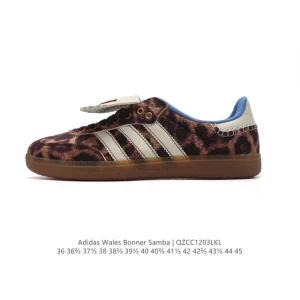 Wales Bonner x Adidas 2024 Autumn Winter Collaboration Classic Retro Low-Top Sneakers