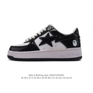 Bape x Nike Air Force 1 Sta Low Camo Sneakers for Men and Women