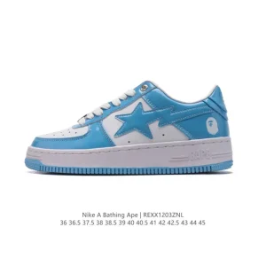 Bape x Nike Air Force 1 Sta Low Camo Sneakers for Men and Women