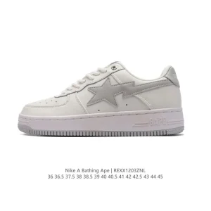 Bape x Nike Air Force 1 Sta Low Camo Sneakers for Men and Women