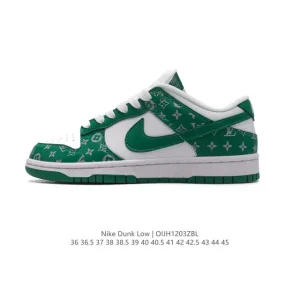 Nike Dunk Low Vintage Leather Court Skateboard Sneakers