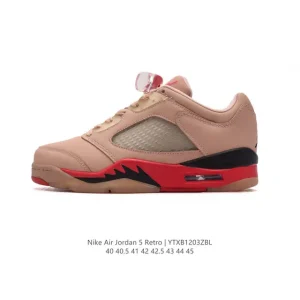 Jordan Air 5 Retro Low Men's Basketball Shoes Da8016 Vintage Style
