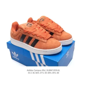 Adidas Campus 00S Women's Retro Bread Shoe in Classic White and Brown