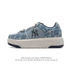 MLB Chunky Liner Basic Retro Street Unisex Canvas Sneakers Shoes