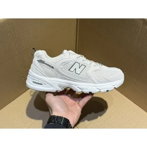 New Balance 530 White Retro Running Shoes with ABZORB Cushioning