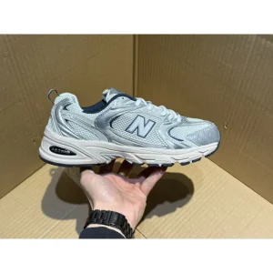 New Balance 530 Vintage White Retro Running Shoes with ABZORB Cushioning