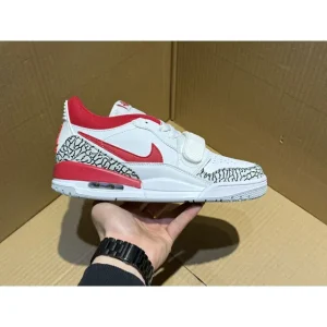 Jordan Legacy 312 Low Leather Strap Sneaker AJ3 Explosion Mark