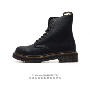 Dr Martens Unisex Classic High-Platform Leather Boots