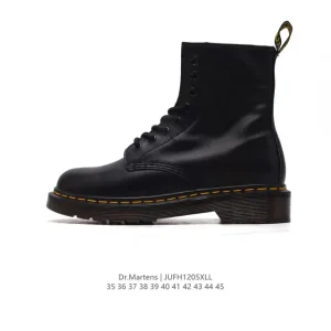 Dr Martens Unisex Classic High-Platform Leather Ankle Boots