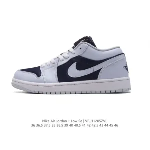 Jordan Air AJ1 Low Retro Leather Basketball Shoes with Air Cushion