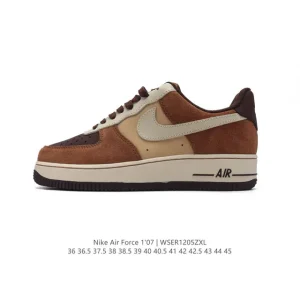 Nike Air Force 1 '07 Low FB8878 White Leather Casual Sneakers