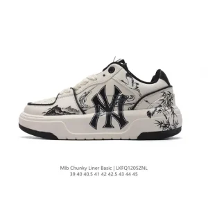 MLB Chunky Liner Basic Retro Street Unisex Canvas Sneakers