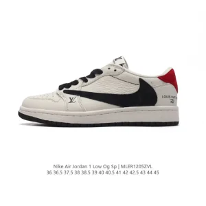Jordan 1 Low OG SP Military Blue Reverse Swoosh Lightning Replica Sneakers
