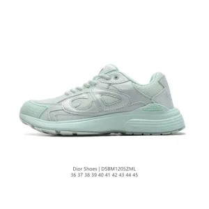 Dior Low-Top Retro Vintage Fashion Casual Sneakers with Thick Sole
