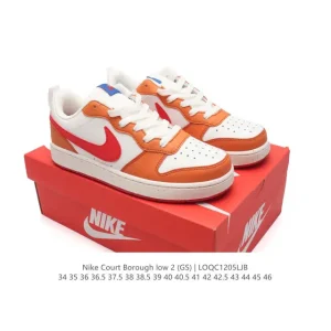 Nike Court Borough Low 2 Gs Low Top Casual Sneakers for Kids and Adults