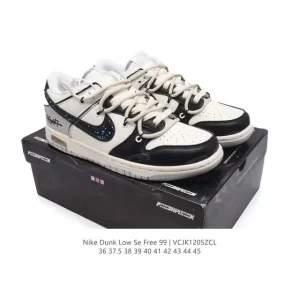 Nike Dunk Low Se Free 99 Gs Vintage Chicago Deconstructed Skate Shoes