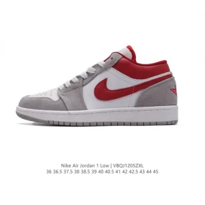 Jordan Air Jordan 1 Low Retro Basketball Shoes with Air Cushion