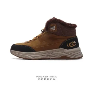 UGG Men's Classic High-Top Waterproof Snow Boots with Thick Fleece Lining
