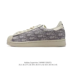 Dior x Adidas Originals Superstar Shell Toe Collaborative Sneakers for Men and Women