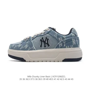 MLB Chunky Liner Basic Retro Street Unisex Canvas Sneakers