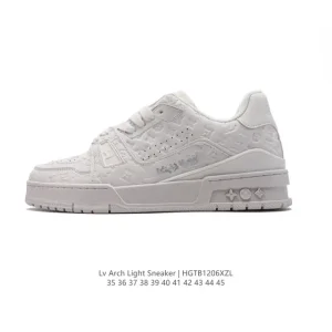 Louis Vuitton Trainer Sneaker Low Fashion Luxury Thick Sole Shoes