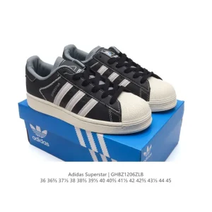 Adidas Superstar 82 Classic Shell Toe Leather Sneakers for Men and Women