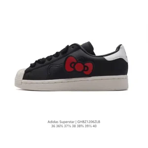Adidas Superstar HelloKitty Women's Classic Shell Toe Sneakers with Bow