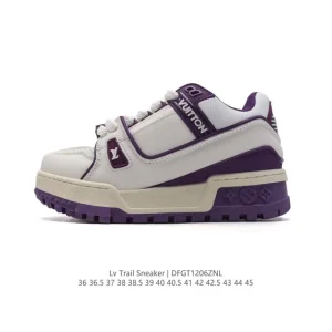 Louis Vuitton Trainer Sneaker Low Fashion Luxury Thick Sole Shoes