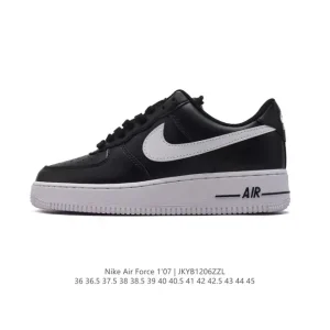 Nike Air Force 1 '07 Low White Leather Casual Sneakers
