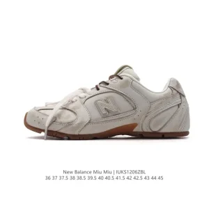 Miu Miu x New Balance 530 Sl Vintage Leather Low Top Sneakers