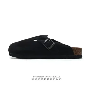 Birkenstock Boston VL Suede Clog with Cork Footbed for Men and Women