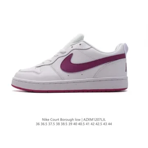 Nike Court Borough Low Unisex Casual Sneakers with Leather Upper