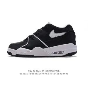 Nike Air Flight 89 Low Top Retro Basketball Shoes with Air Cushion