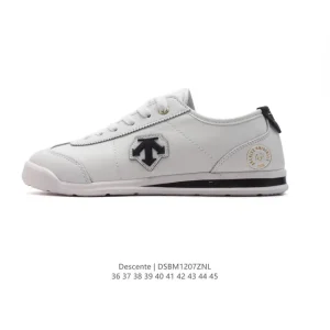 Descente Chron Retro Leather Casual Shoes for Men and Women
