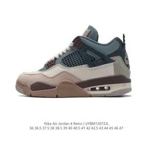 Jordan Air 4 Retro OG Black Cement Men's Basketball Sneakers