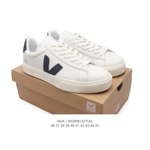 Veja Esplar White Leather Sneakers for Men and Women