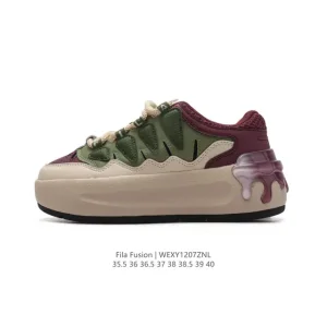 Fila Fusion Women's Chunky Sneakers White Thick Sole Streetwear Shoes