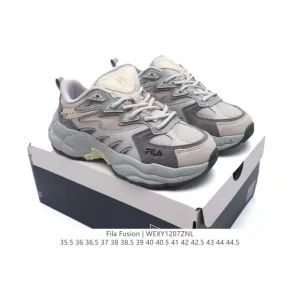 Fila Fusion Retro Runner Thick Sole Unisex Sneakers