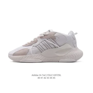 Adidas Hi-Tail Retro Men's Mesh Leather Classic Sneakers with Thick Sole