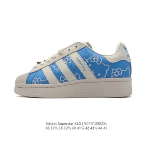 Adidas Superstar XLG Hello Kitty Shell Toe Platform Sneakers