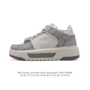 MLB Chunky Liner Basic Retro Street Sneakers for Men and Women