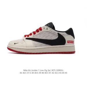 Nike Jordan 1 Low OG SP Military Blue Reverse Swoosh Sneakers