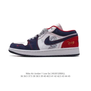 Jordan Air AJ1 Low Retro Classic Leather Basketball Shoes