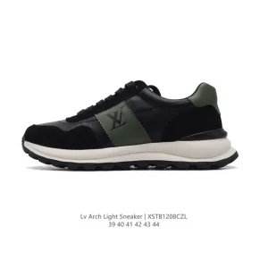 Louis Vuitton Run Away Men's Breathable Mesh Sneakers with Thick Sole