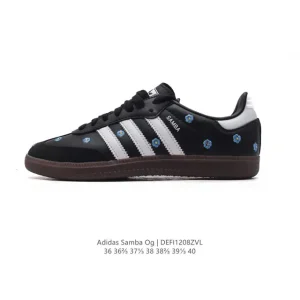 Adidas Originals Samba OG Shoes Classic Leather T-toe Sneakers for Women