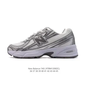 New Balance Mr740 Retro Dad Style Grey Blue Vintage Running Sneaker